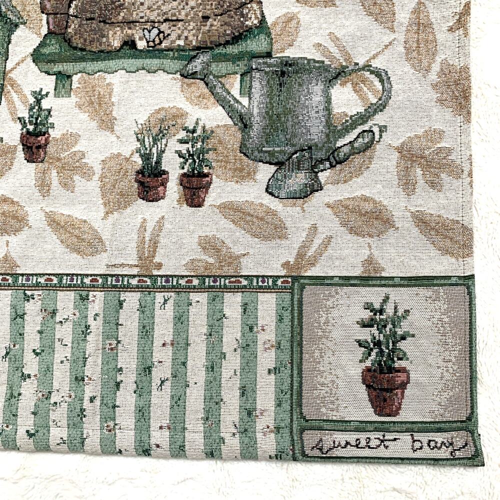 Pfaltzgraff Naturewood Beehive Garden Tapestry Wall Hanging With Rod Iron Rod - Picture 4 of 8
